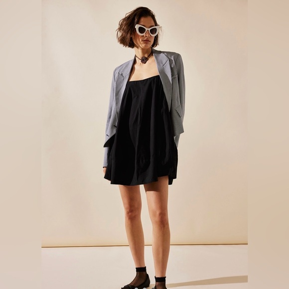 Free People Struttin Mini Dress Black XS - Picture 3 of 7